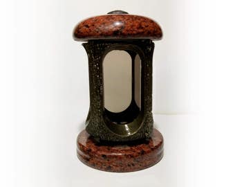 Große Laterne Lichter Außenleuchten Laternen für Kerzen Garten Laterne Lampe Kerzenhalter Canlde Laterne Granit Kerzenleuchter Zen Dekor