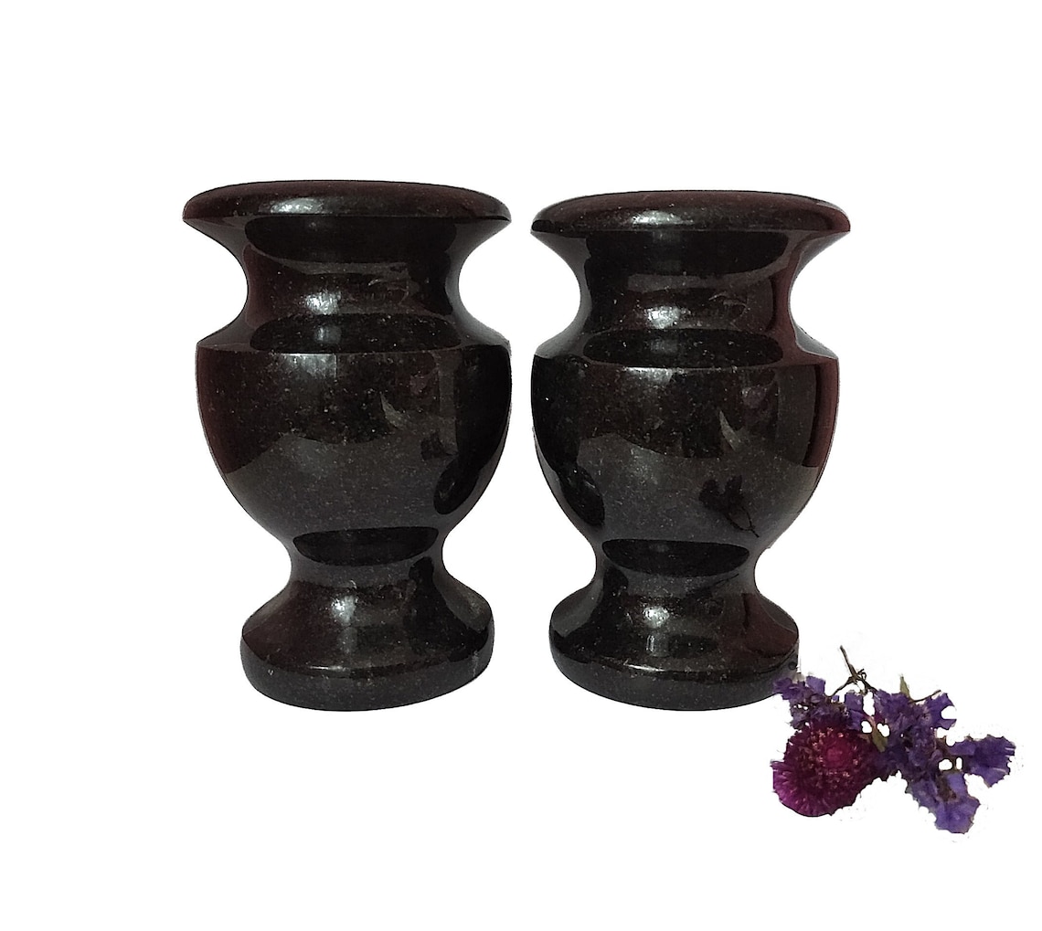 Cemetery Flowers Vase Pair Grave Vase Head Vases Set Matching Etsy
