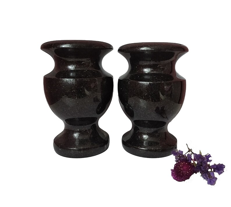 Cemetery Flowers Vase Pair Grave Vase Head Vases Set Matching Etsy