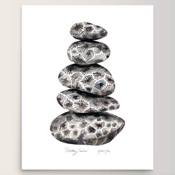 Petoskey Stone - Etsy