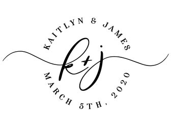 Download Monogrammed Wedding Etsy