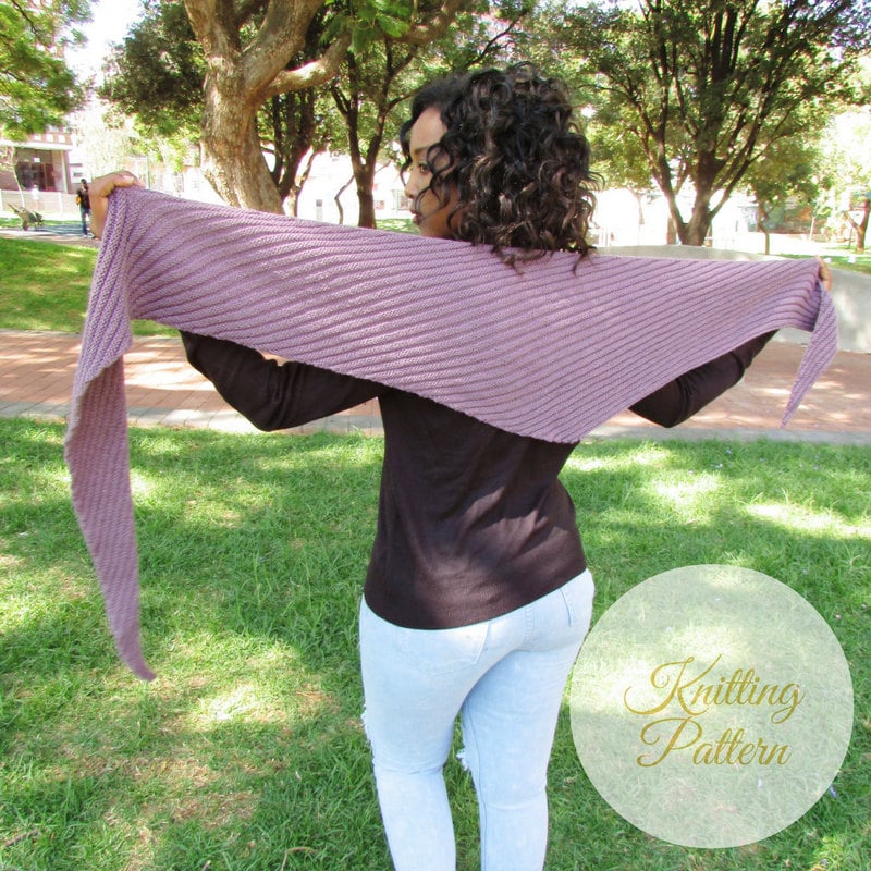 how to wear asymmetrical shawl