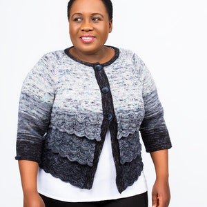 Khwezi Cardigan Knitting Pattern - PDF Instant Download