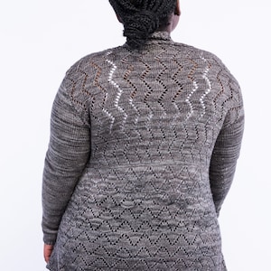 Tiisetso Waterfall Cardigan Knitting Pattern - Instant PDF Download