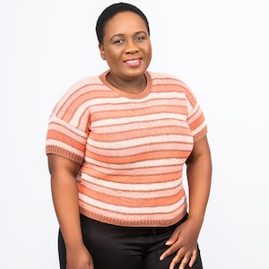Bina Top Knitting Pattern - Instant PDF Download