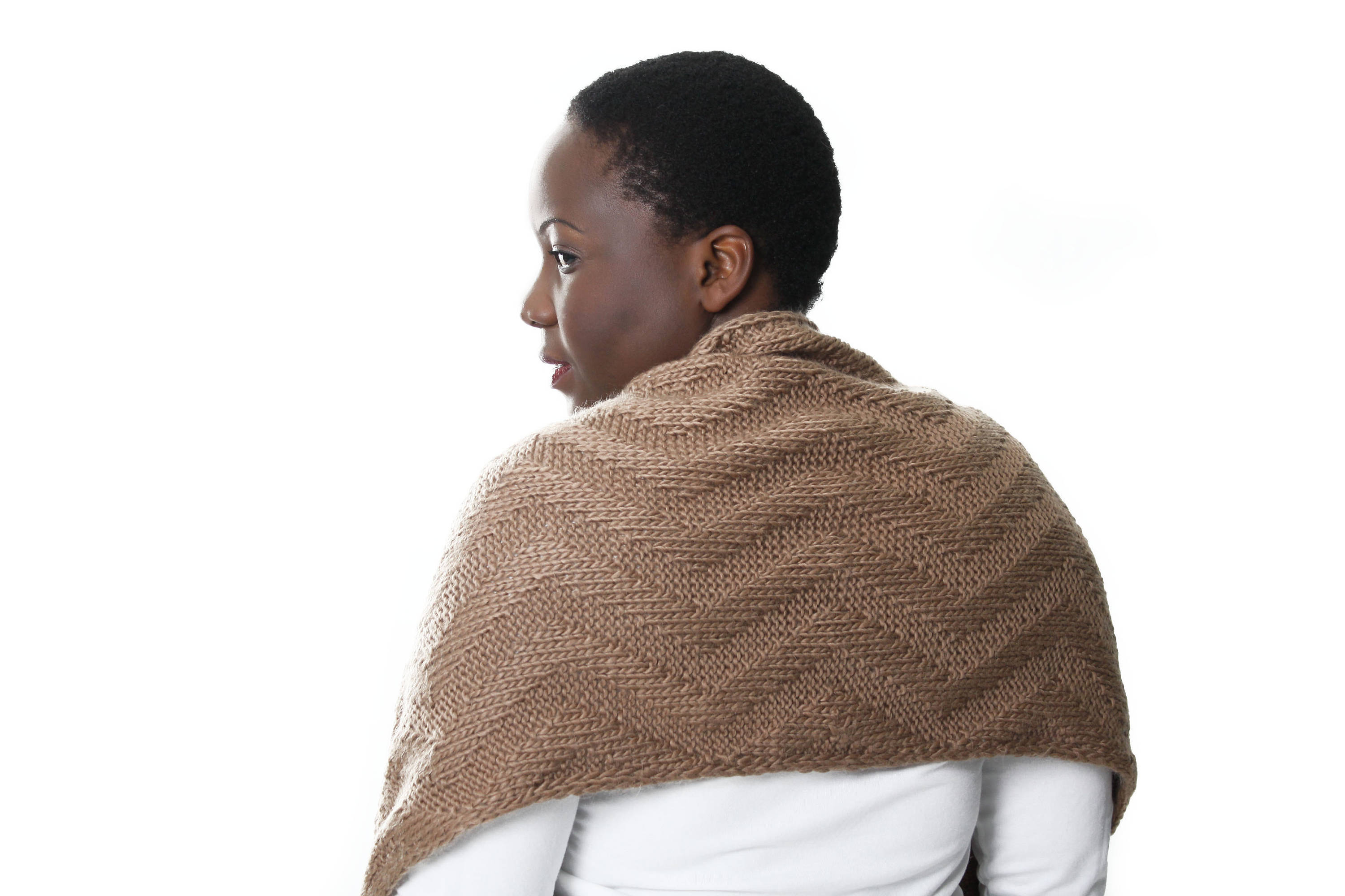 Zig Zag Wrap Knitting Pattern Reversible Wrap Knitting Etsy