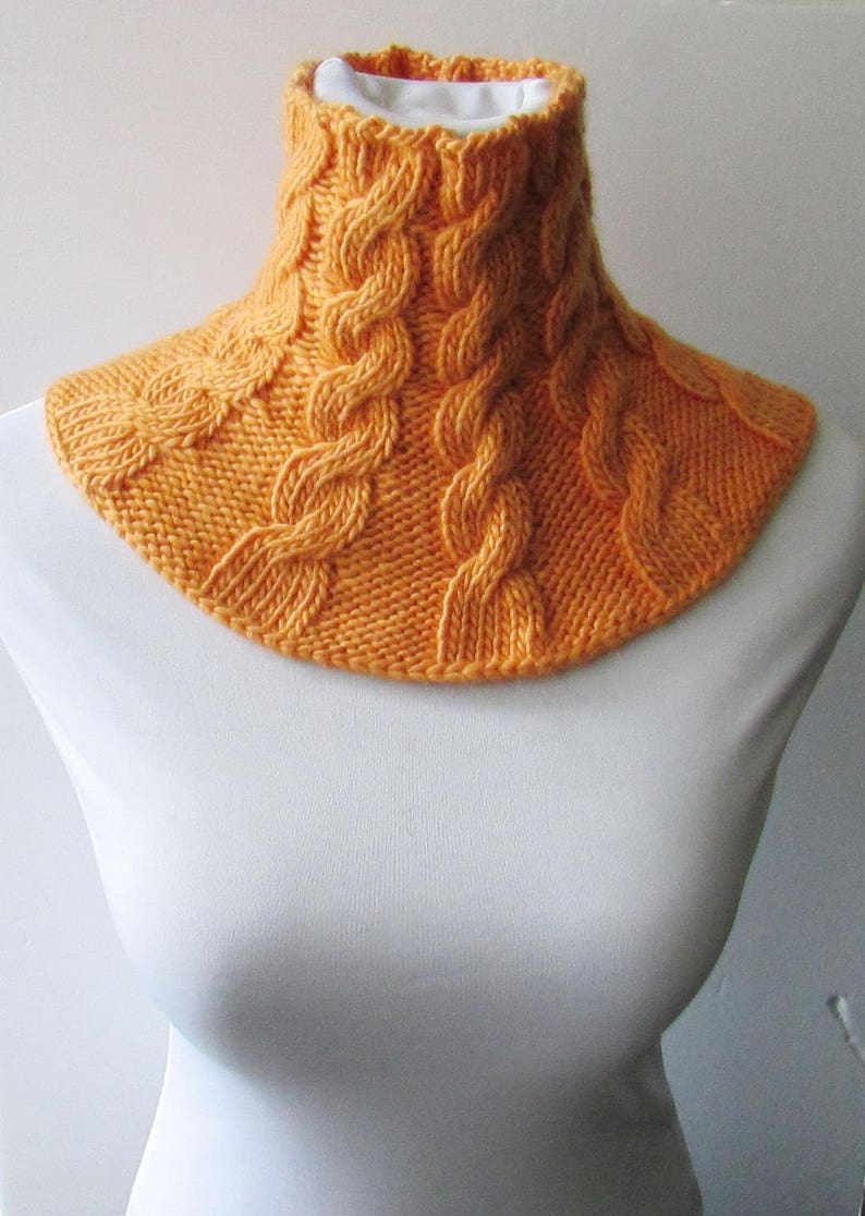 Cabled Cowl Knitting Pattern - Chunky Knit Neckwarmer (PDF Pattern) - Etsy