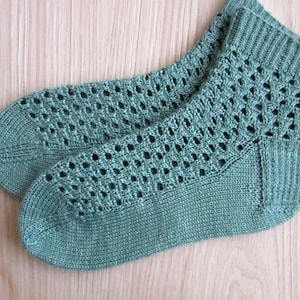 Dambisa Socks Knitting Pattern - Summer Socks Pattern
