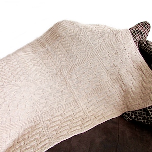 Reversible Sampler Baby Blanket Knitting Pattern - Unisex Baby Blanket Pattern - Baby Shower Gift