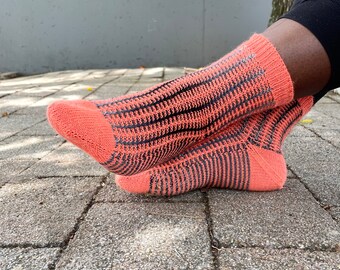 Ponte Socks Knitting Pattern - Instant PDF Download