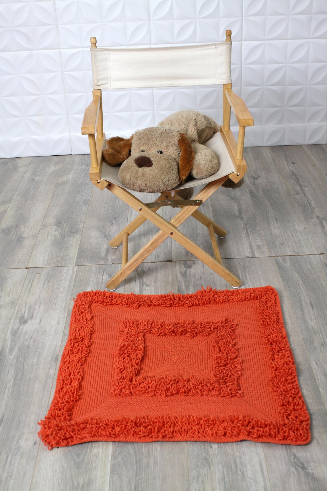 Fur Floor Rug Knitting Pattern Knit Floor Rug Pattern Etsy