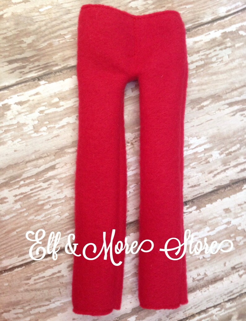 Custom Christmas Elf Pants Clothes Photo Prop image 1