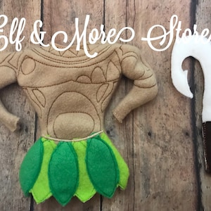 Custom Christmas Elf Hawaiian Costume Sword Photo Prop Clothes