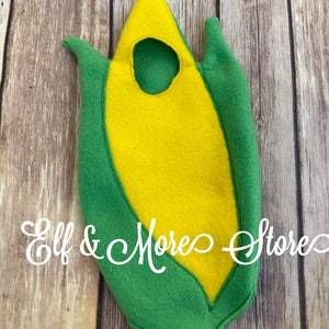 Custom Christmas Elf Doll Corn Costume Clothes Clothing Sweater Shirt Photo Prop