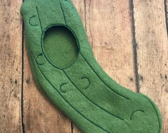 Custom Christmas Elf Pickle Costume Photo Prop