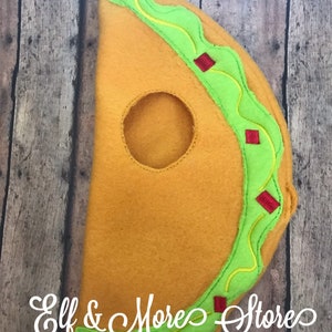 Custom Christmas Elf Taco Costume Shirt Sweater Clothes Photo Prop