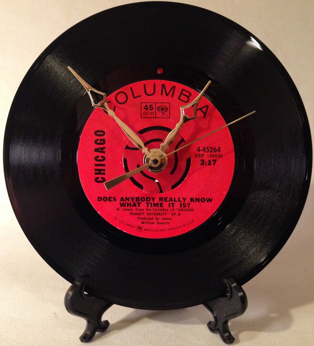 Recycled CHICAGO 7 Record Does Anybody Really Know What Time It is ...