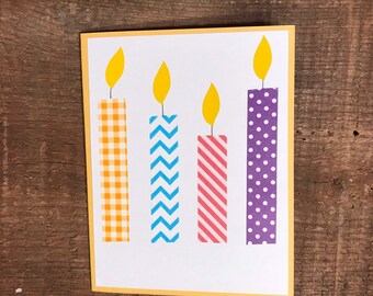 ASL Happy Birthday Candle Card 15L