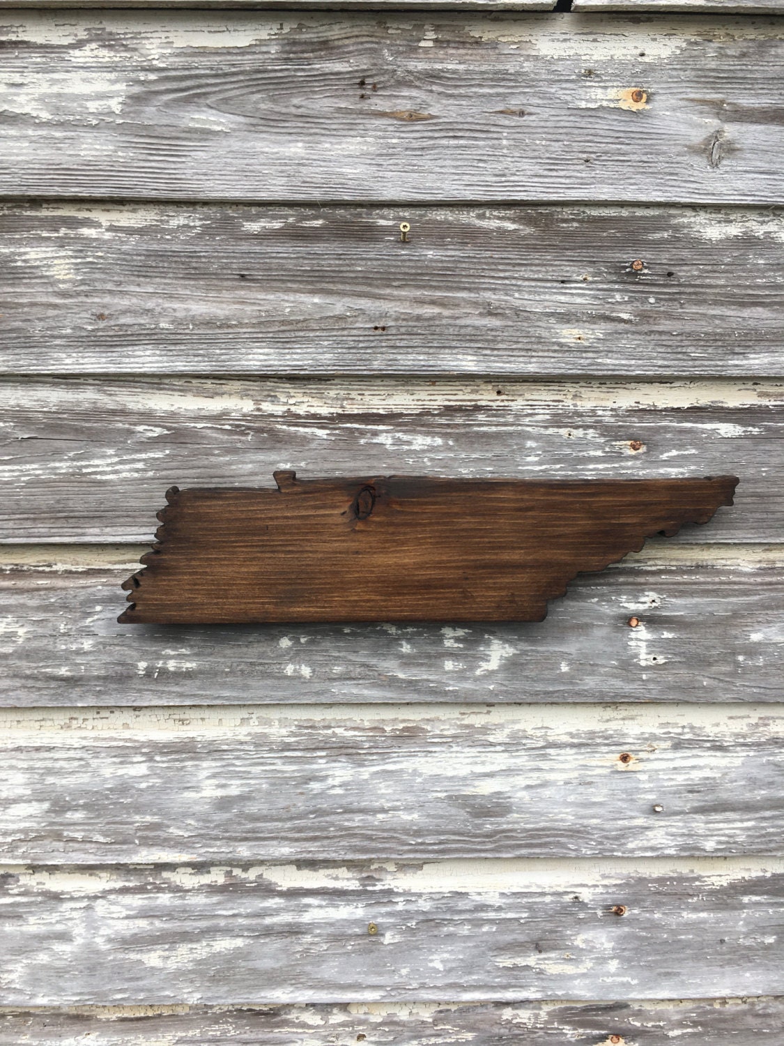 Wood Tennessee Cutout Sign TN State Wooden Cutout Wall Art | Etsy