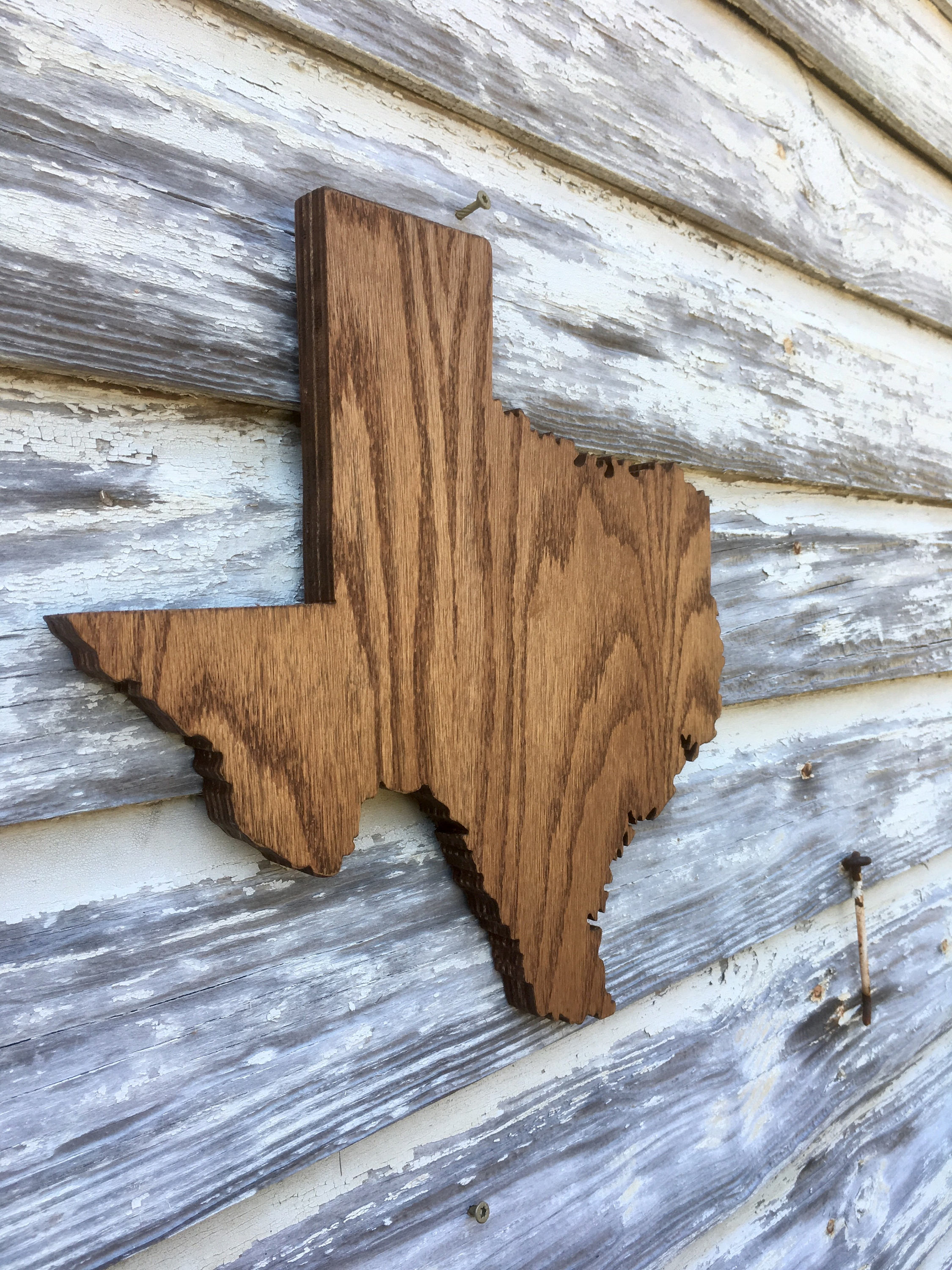 Texas Wood Cutout Sign TX State Wooden Cutout Wall Art Etsy