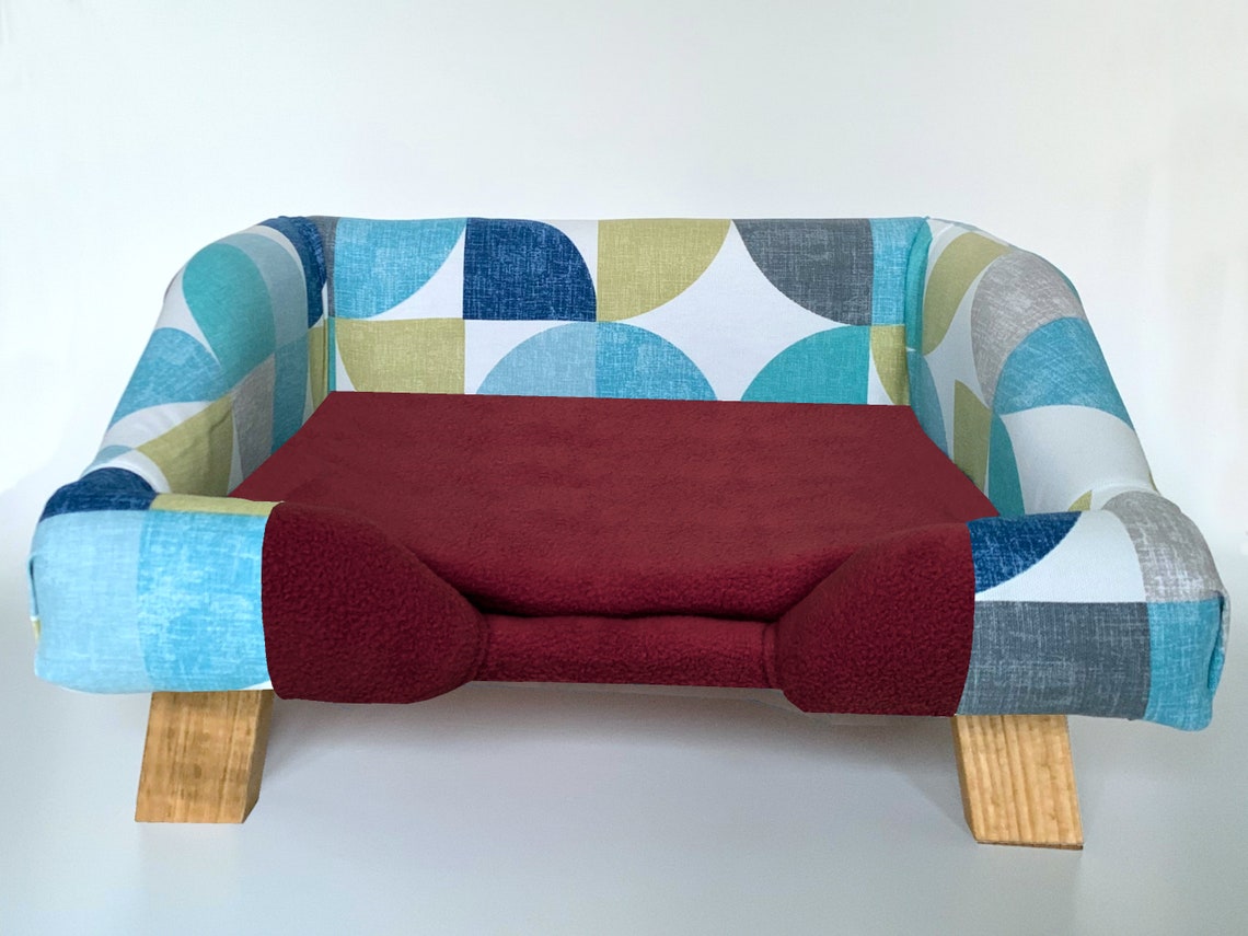 Retro Pattern Cat Bed / sofá para gatos / sofá para mascotas / Etsy