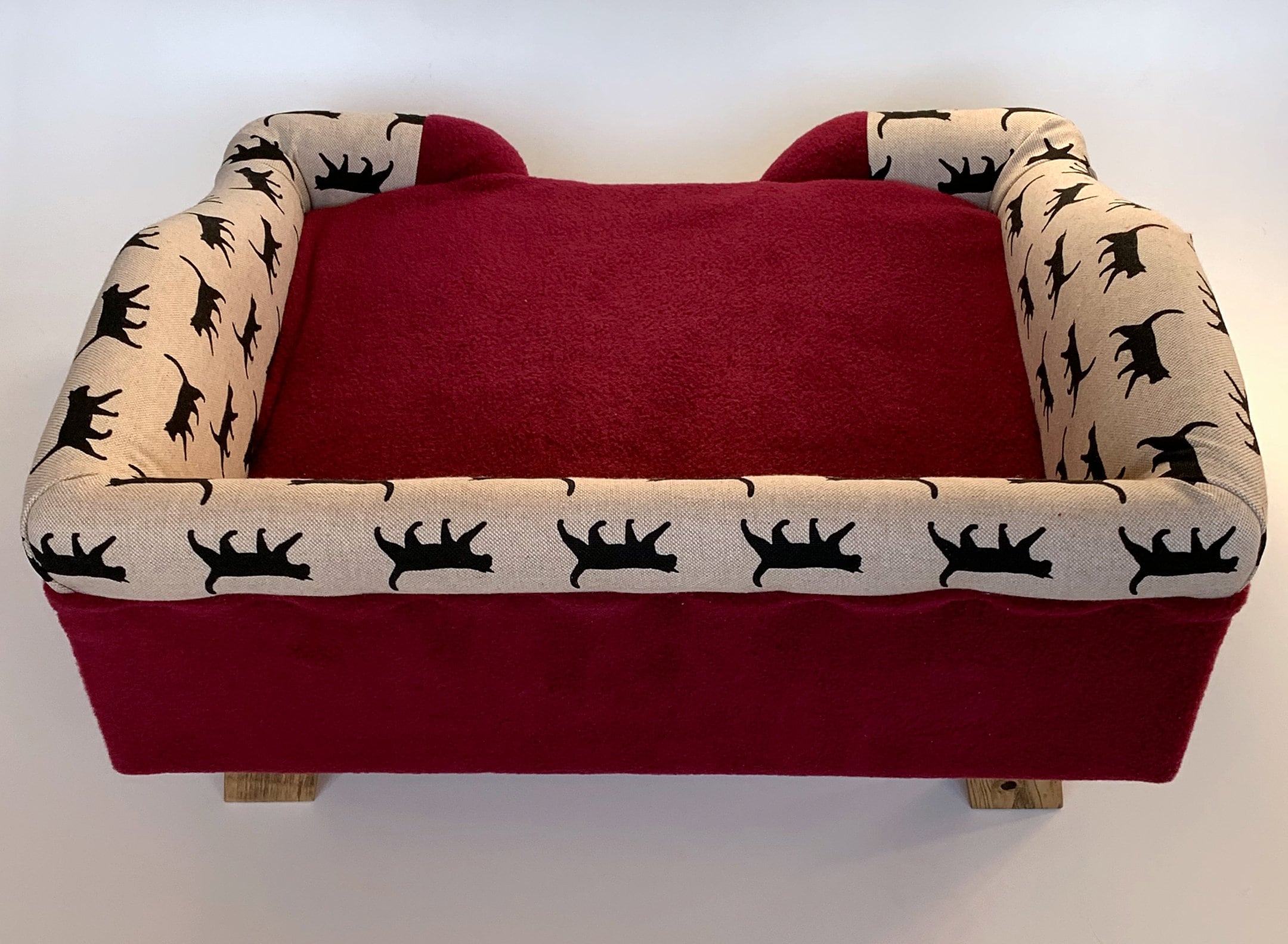 The Purrrfect Cat Bed Comfy Pet Sofa / Cat Sofa. Available in Etsy UK