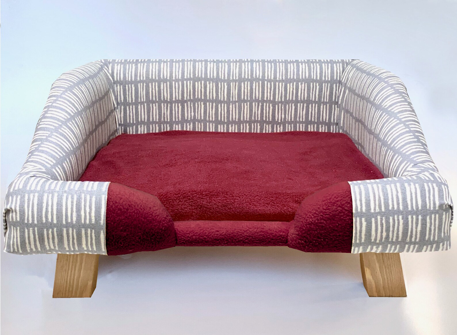 Sofá Cat de diseñador gris / Cama para gatos / Sofá mascota Etsy