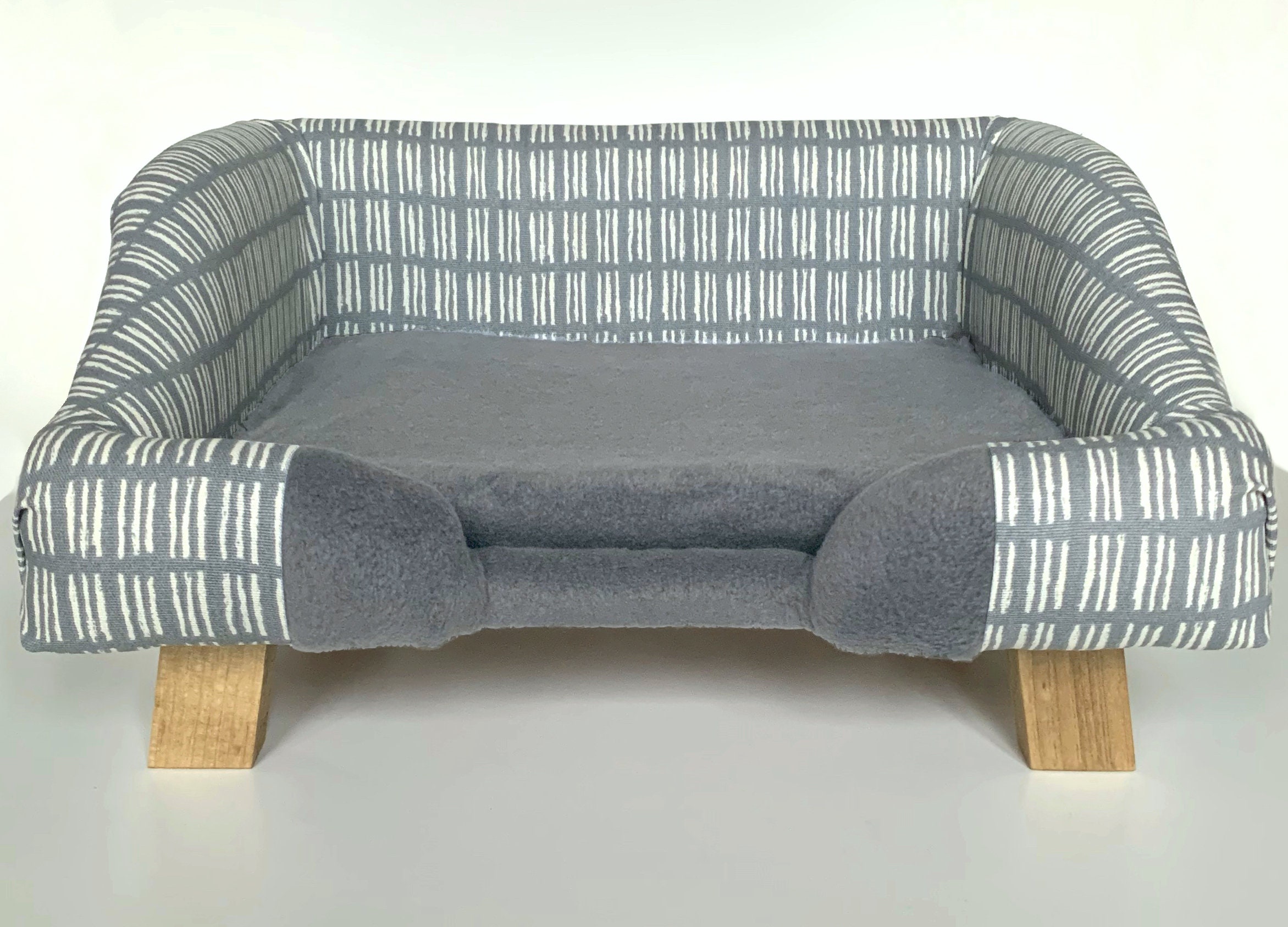 Sofá Cat de diseñador gris / Cama para gatos / Sofá mascota Etsy