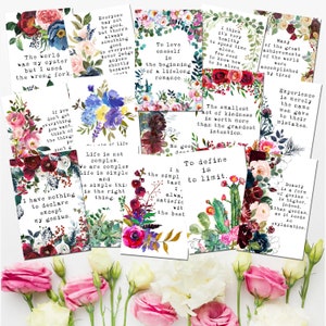 120 Citazioni di Oscar Wilde Carte stampabili, Oscar Wilde Wall Art, Citazioni di Oscar Wilde per riviste spazzatura, Citazioni di libri classici, Regalo letterario