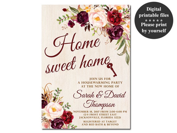 Fall Housewarming Party Invitations 7