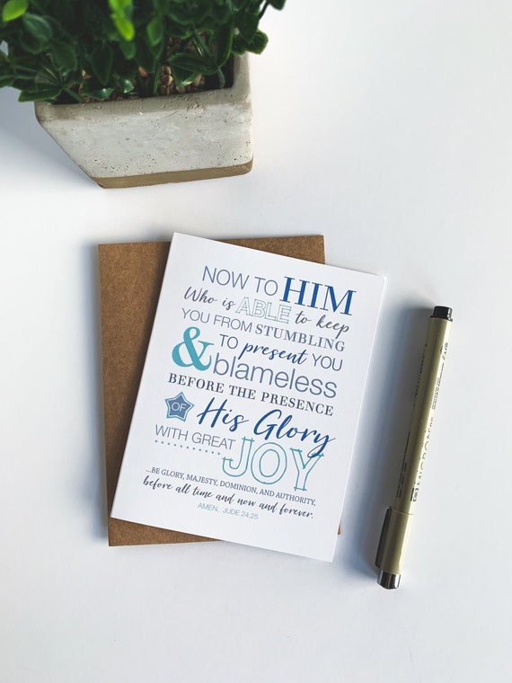 Scripture Stationery Set, Thank You Cards, Scripture Cards, Jude Bible Verse, Scripture Memory, Just Because, Blank Cards, Multiple Set