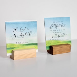 Psalm 23 Schriftkarten, Psalm 23 Druck, quadratische Schriftdrucke, Memory Vers Karten, Psalm 23 Kartenset, christliche Geschenke, Weihnachtsgeschenke