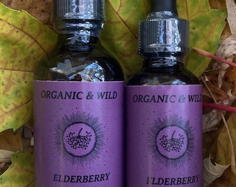 Eliksir z czarnego bzu - Organiczny - ekstrakt - nalewka - naturalny