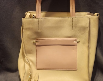 Danielle Nicole white and pink bag