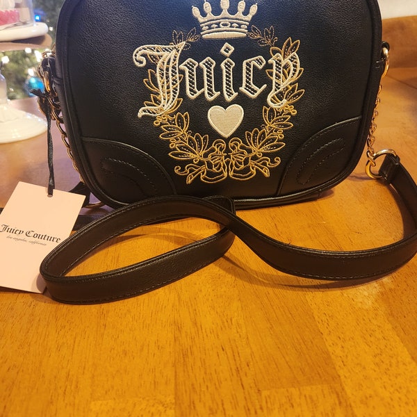 Juicy Couture Heritage Collection Black Crossbody Bag