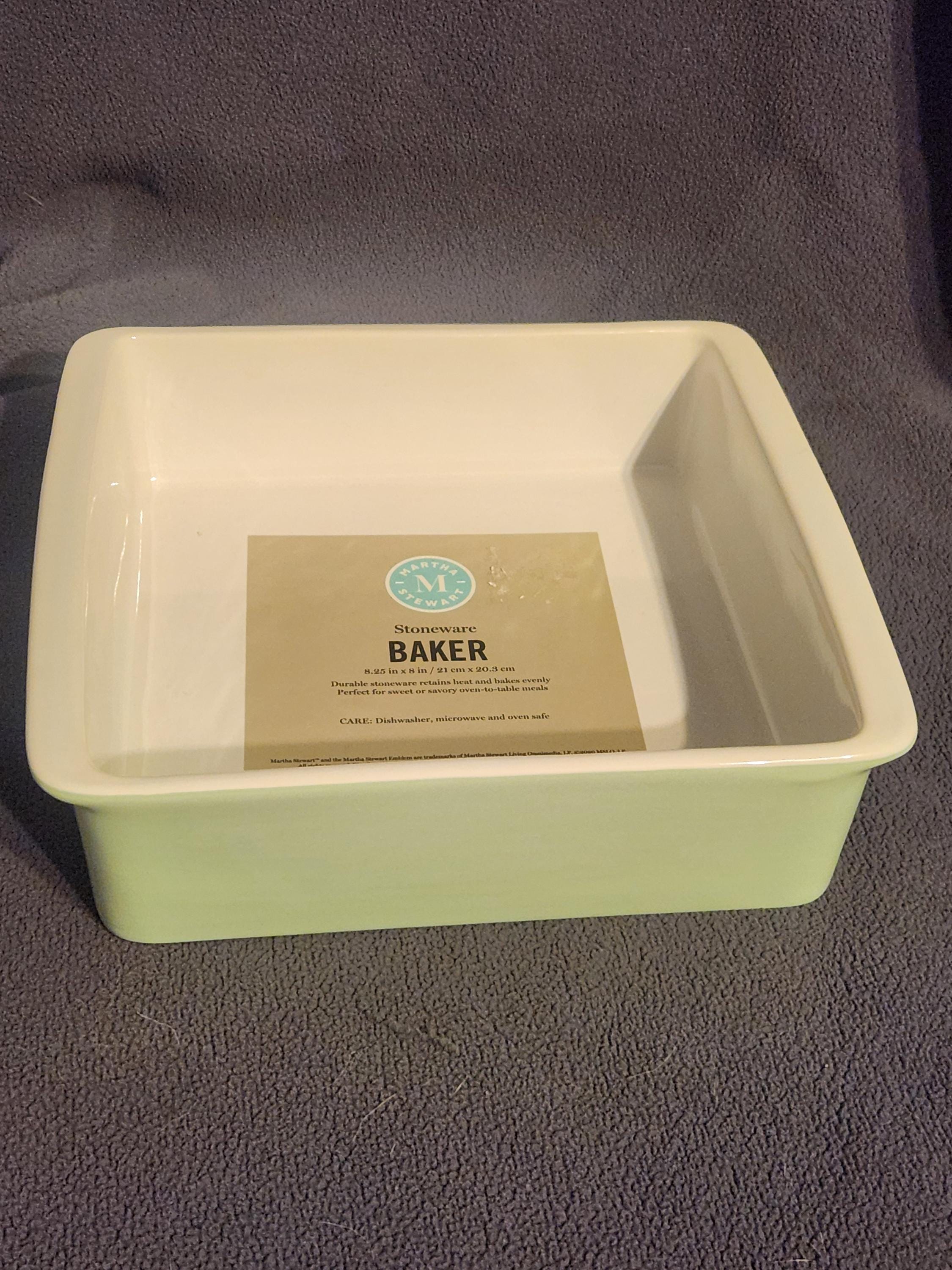 Martha Stewart Stoneware in X in Baker Oven to Table Mint