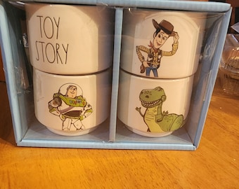 Pixar Toy Story Disney Rae Dunn, lot de 4 ramequins empilables