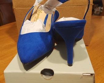 VEPOSE Womens Slingback Pumps Low Heel Mid Kitten Dress Shoes for Women Heels Closed Toe 