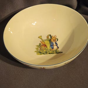New Easter Beatrix Potter Peter Rabbit 9.5” Fruit Serving Bowl – Dish