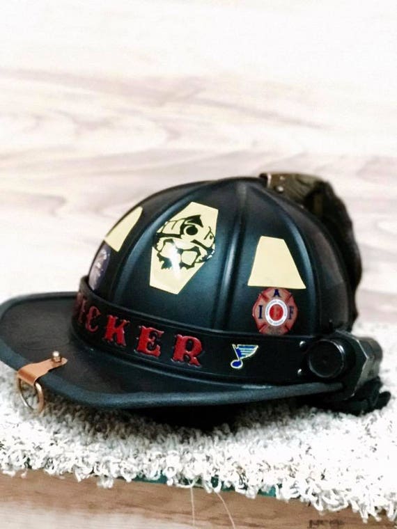 Leather Fire Helmet Strap