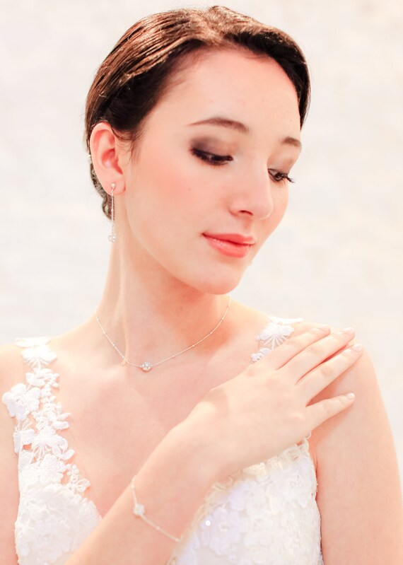 2024 Nuovo Arrivo Braccialetto Di Perle Di Cristallo Blu Per Le Donne Ragazza Squisi Classici Braccialetto A Catena Di Perline Gioielli Regalo Di Nozze - Foto 12