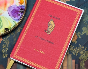 Handmade Watercolor Journal | House on Pooh Corner by A.A. Milne | Arches Cold Pressed 140lb/300gsm