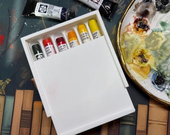 Art Stick Double Sided Box | Perfect for Watercolor Sticks, Pastels and More