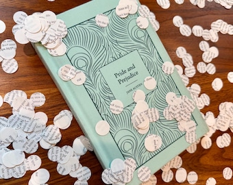 Book Page Confetti- Great for Weddings, Parties, or Bookish Events!