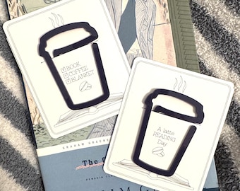 Acrylic Travel Coffee Cup Bookmark