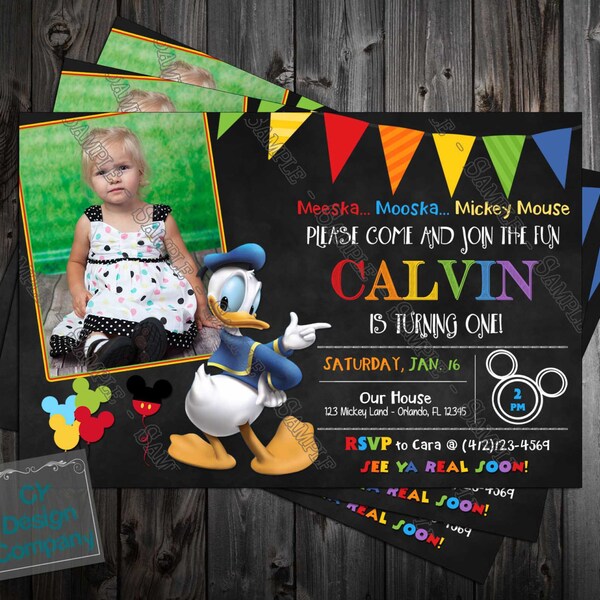 Donald Duck Party Invitation Etsy Australia donald-duck-party-invitation-etsy-australia