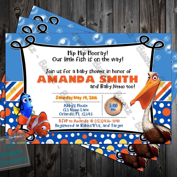 Nemo Baby Shower - Etsy