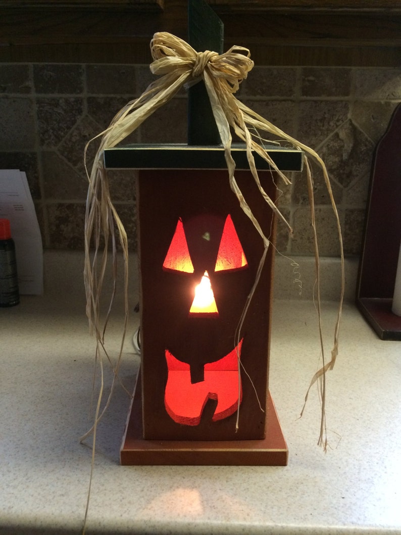 Primitive Wooden Pumpkins with Electric Clip Light | Etsy