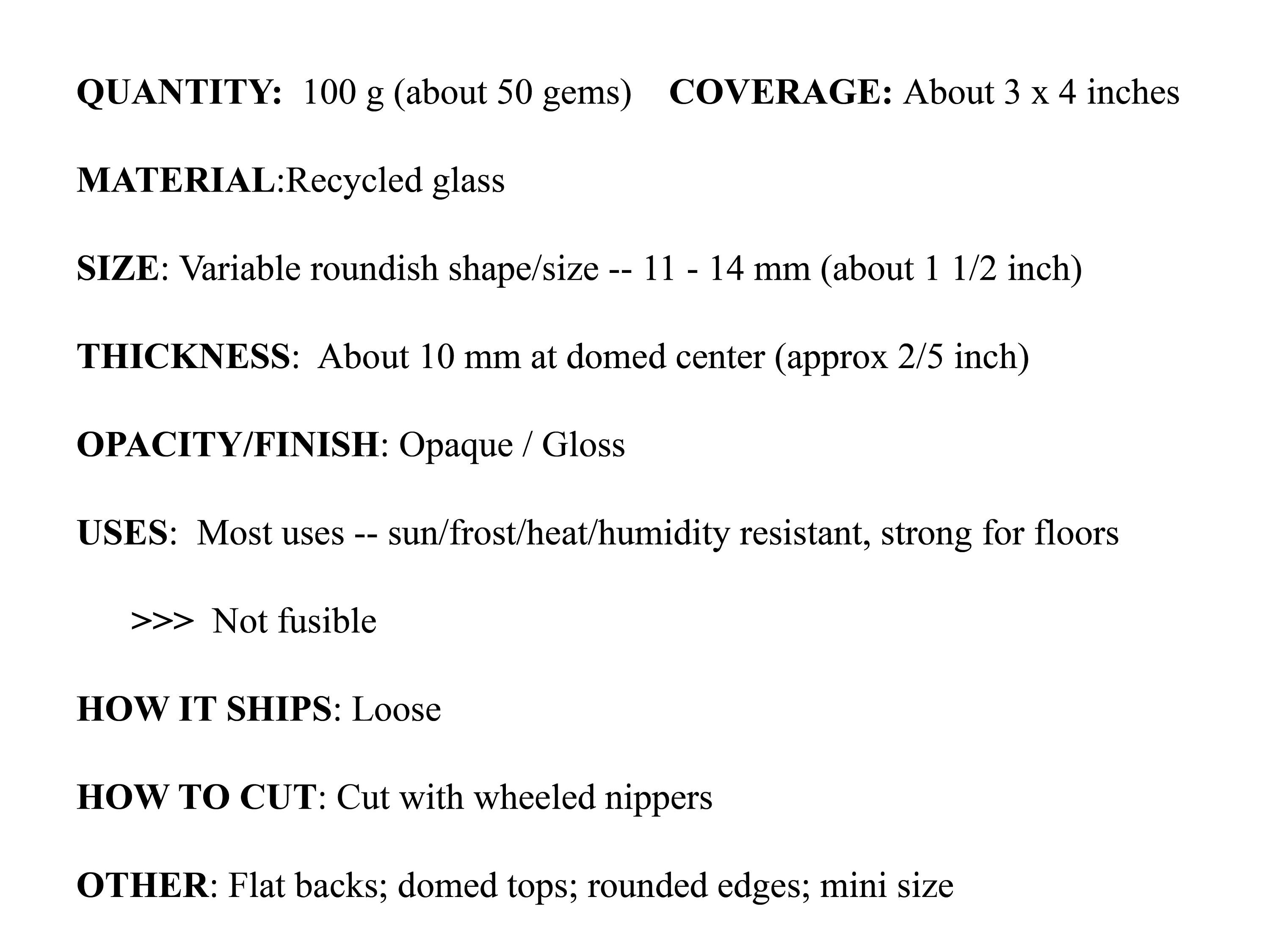 50 MINI Glass Gems, Mini Vase Fillers, Mini Flat Marbles, Mini Vase Gems,  Decor Marbles, Flatback Marbles, Glass Mosaic Tiles, 9 13 Mm 