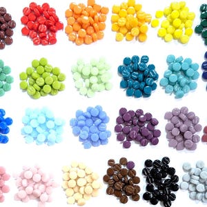 100 Small Round Recycled Glass Ottoman Mosaic Tiles (8 mm)